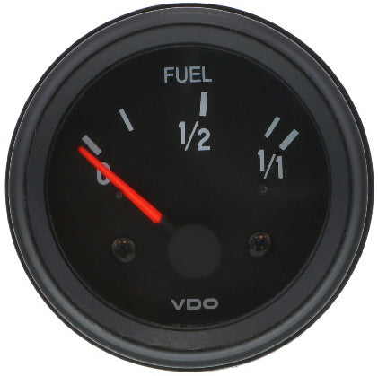 VDO Cockpit II Fuel Tank Level 10-180 Black - 301-93700