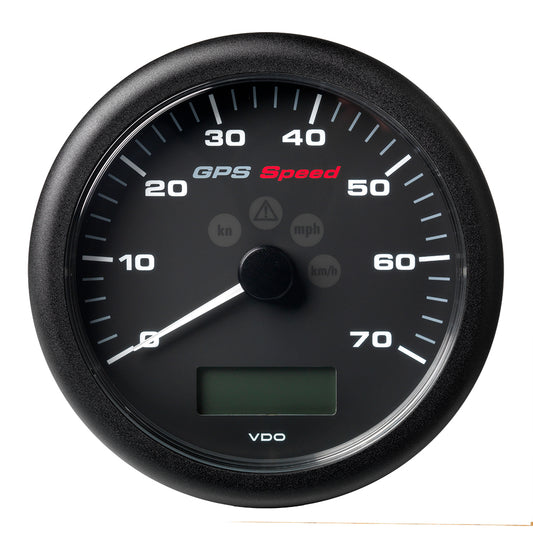 Veratron 4-1/4" (110MM) ViewLine GPS Speedometer 0-70 KNOTS/KMH/MPH - 8 to 16V Black Dial & Bezel - A2C59501781