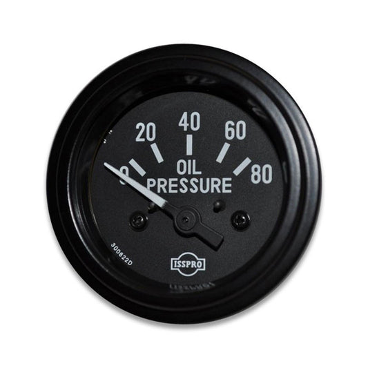 ISSPRO Electrical Oil Pressure Gauge 80 PSI 2-1/16 in. - R8620