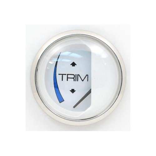 Faria Chesapeake White SS Trim Gauge - 13808