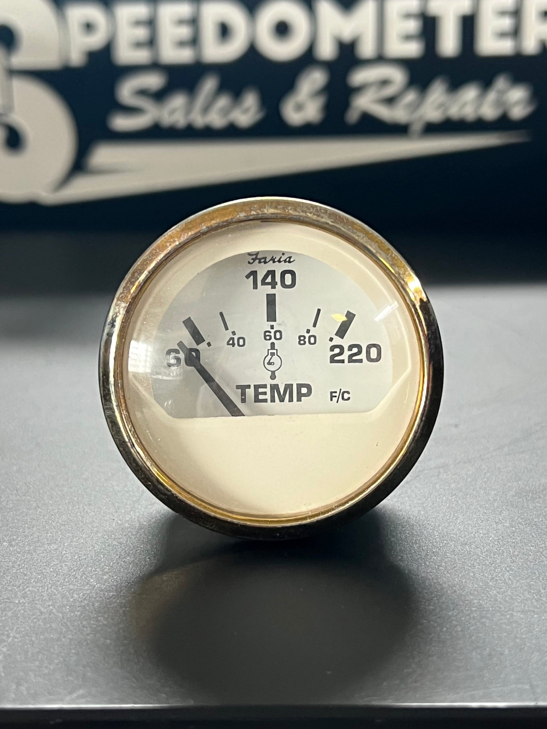 Faria Temperature Gauge With Sender 60-220 Degrees GP4001A – Lauderdale ...